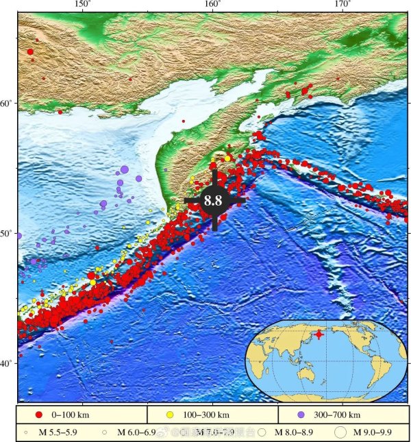 配资猫 确认8.8级地震! 引发海啸将对上海、舟山等地沿岸造成灾害性影响