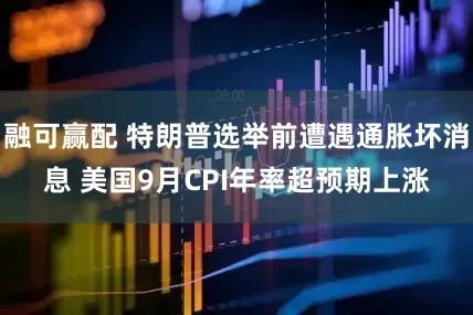 融可赢配 特朗普选举前遭遇通胀坏消息 美国9月CPI年率超预期上涨